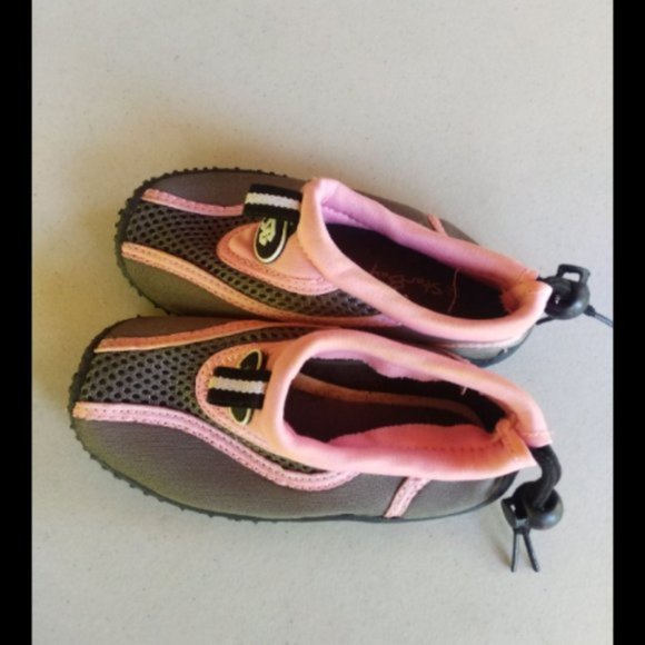Star Bay Pink Girl Baby Toddler water swim beach shoes watershoes size 8 beach - Picture 2 of 8